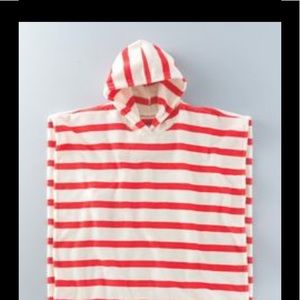 Mini Boden hooded toweling poncho 6-9yr
